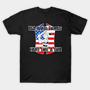 HMB Team USA BroadSwords T-Shirt